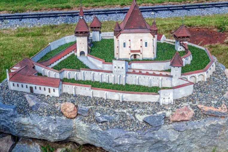 The Ruins of the Fortress, Odorheiu Secuiesc, Romania, Romania